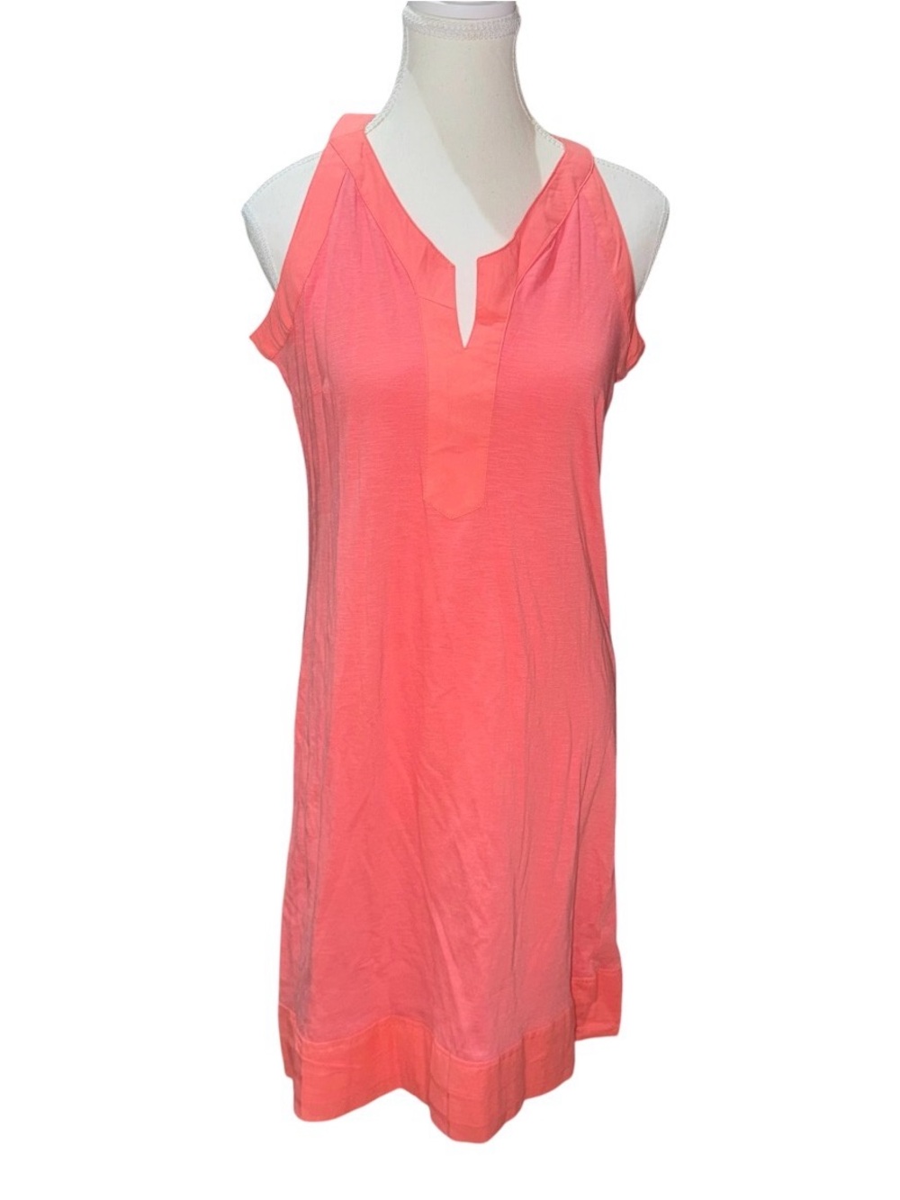 Sleeveless beach walk pullover cover up dress